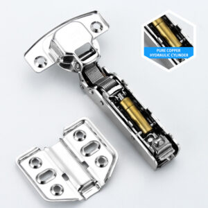 Stainless steel clip-on soft-close hinges