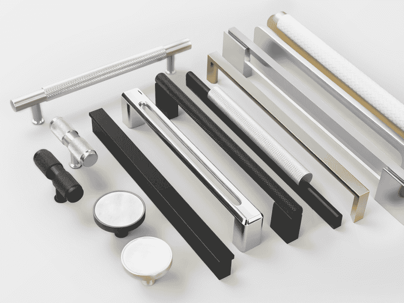 Existing cabinet handle designs available for OEM customization
